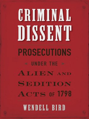 cover image of Criminal Dissent